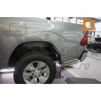 Задняя защита одинарная (углы) для Toyota Hilux d76 - 42 Can Otomotiv (нержавеющая сталь)